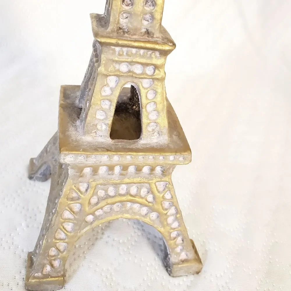Gold Eiffel Tower Tabletop Accent NWOT - Picture 5 of 8